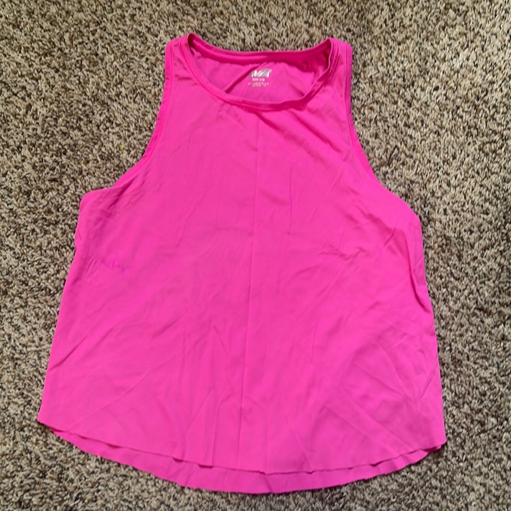 Pink workout tank